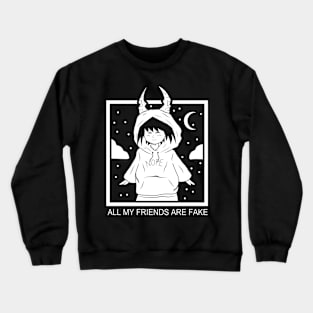 Kawaii girl Crewneck Sweatshirt